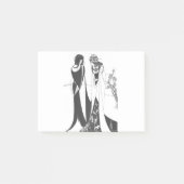 John en Salome, van Aubrey Beardsley.. HD Post-it® Notes (Voorkant)