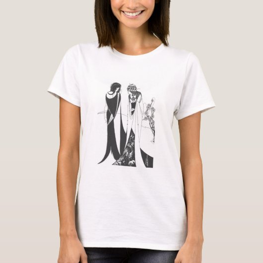 John en Salome, van Aubrey Beardsley.. HD T-shirt (Voorkant)