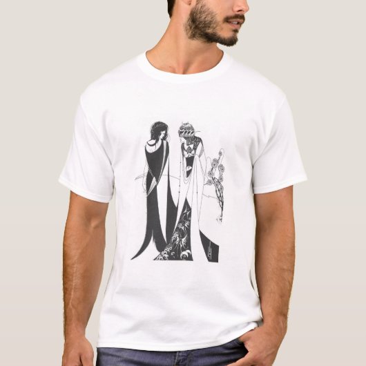 John en Salome, van Aubrey Beardsley.. HD T-shirt (Voorkant)