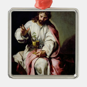 John, Evangelist en de WK-Poisoned Metalen Ornament