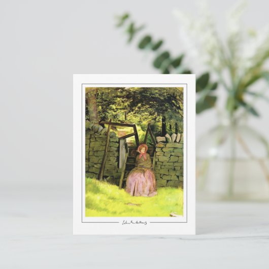 John Everett Millais #105 - Kunstmatig Briefkaart (Staand voorkant)