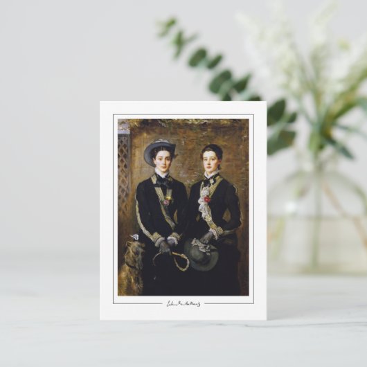 John Everett Millais #131 - Kunstmatig Briefkaart (Staand voorkant)