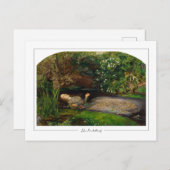 John Everett Millais #14 - Kunstmatig Briefkaart (Voorkant / Achterkant)
