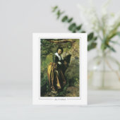 John Everett Millais #153 - Kunstmatig Briefkaart (Staand voorkant)