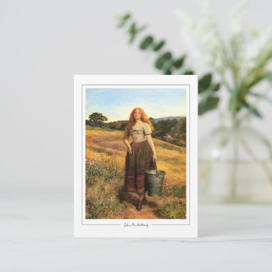 John Everett Millais #176 - Kunstmatig Briefkaart (Staand voorkant)