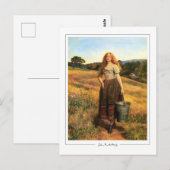 John Everett Millais #176 - Kunstmatig Briefkaart (Voorkant / Achterkant)