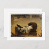 John Everett Millais #184 - Kunstmatig Briefkaart (Voorkant / Achterkant)
