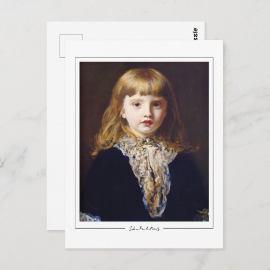 John Everett Millais #225 - Kunstmatig Briefkaart (Voorkant / Achterkant)