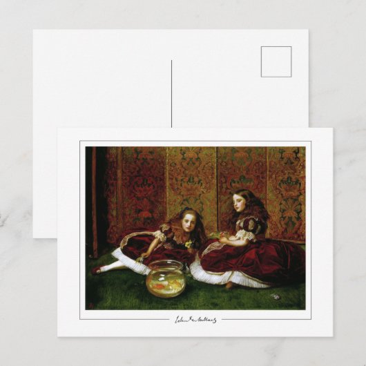 John Everett Millais #237 - Kunstmatig Briefkaart (Voorkant / Achterkant)