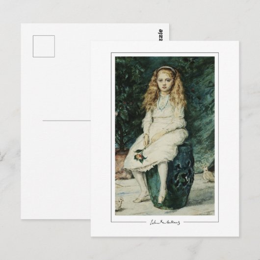 John Everett Millais #288 - Kunstmatig Briefkaart (Voorkant / Achterkant)