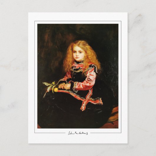 John Everett Millais #28 - Kunstmatig Briefkaart (Voorkant)