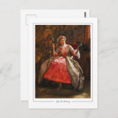 John Everett Millais #294 - Kunstmatig Briefkaart (Voorkant / Achterkant)