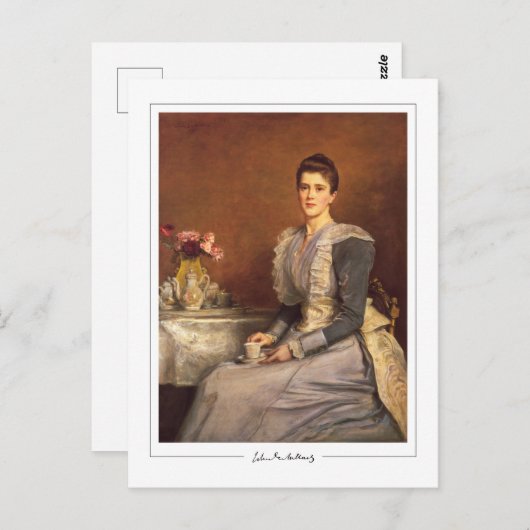 John Everett Millais #295 - Kunstmatig Briefkaart (Voorkant / Achterkant)