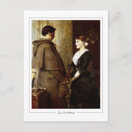 John Everett Millais #40 - Kunstmatig Briefkaart (Voorkant)