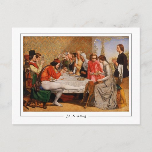 John Everett Millais #4 - Briefkaart met fijne kun (Voorkant)