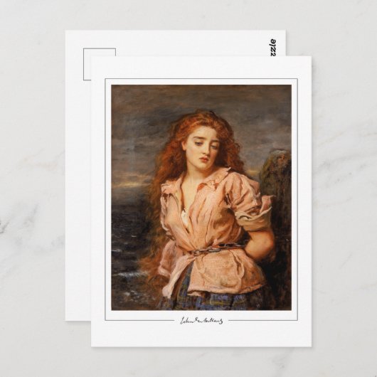 John Everett Millais #80 - Kunstmatig Briefkaart (Voorkant / Achterkant)