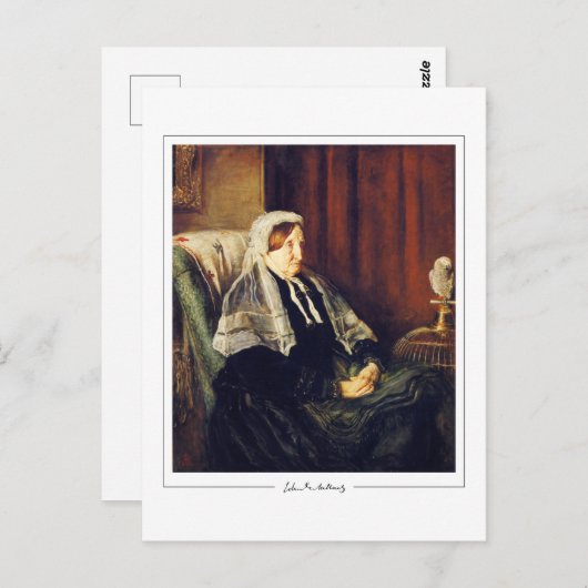 John Everett Millais #93 - Kunstmatig Briefkaart (Voorkant / Achterkant)