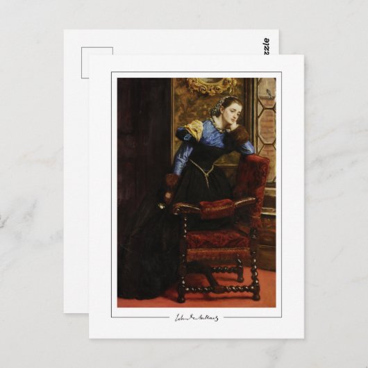 John Everett Millais #98 - Kunstmatig Briefkaart (Voorkant / Achterkant)