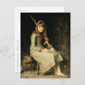 John Everett Millais - Assepoester Briefkaart (Voorkant / Achterkant)