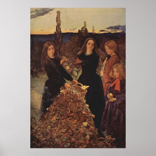 John Everett Millais - Autumn Poster (Voorkant)