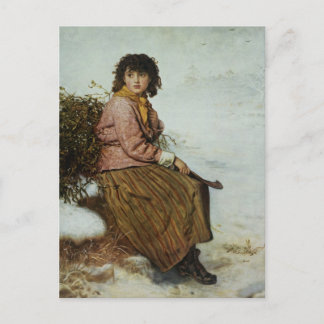 John Everett Millais - Briefkaart van Mistletoe Ga