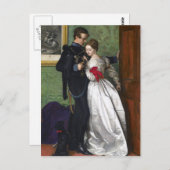 John Everett Millais - De zwarte Brunswicker Briefkaart (Voorkant / Achterkant)