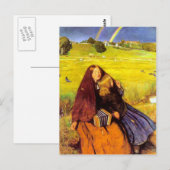 John Everett Millais - Het blindenmeisje Briefkaart (Voorkant / Achterkant)
