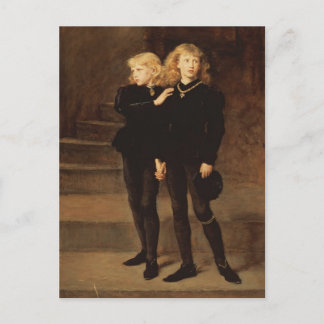 John Everett Millais - Het Twee Prinsen Briefkaart