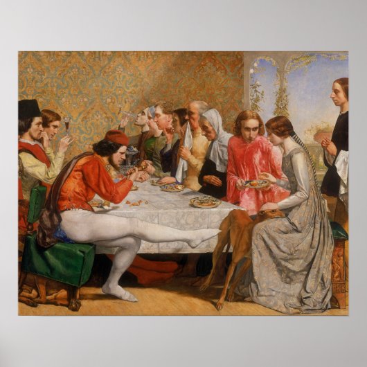 John Everett Millais - Isabella Poster (Voorkant)