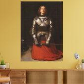 John Everett Millais - Jeanne d'Arc Canvas Afdruk (Insitu (Woonkamer))