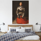 John Everett Millais - Jeanne d'Arc Canvas Afdruk (Insitu (Slaapkamer))