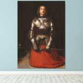 John Everett Millais - Jeanne d'Arc Canvas Afdruk (Insitu (Houten vloer))