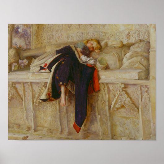 John Everett Millais - L'Enfant du Regiment Poster (Voorkant)