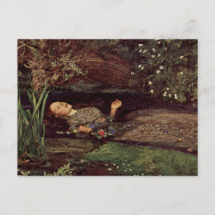 John Everett Millais Ophelia Briefkaart