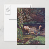John Everett Millais Ophelia Briefkaart (Voorkant / Achterkant)
