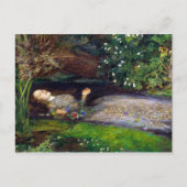 John Everett Millais Ophelia Briefkaart (Voorkant)