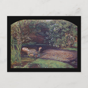 John Everett Millais Ophelia Briefkaart