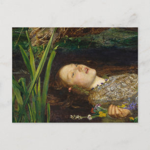 John Everett Millais - Ophelia Briefkaart