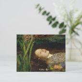 John Everett Millais - Ophelia Briefkaart (Staand voorkant)