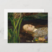 John Everett Millais - Ophelia Briefkaart (Voorkant / Achterkant)