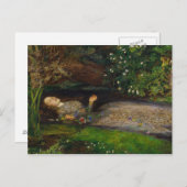 John Everett Millais - Ophelia Briefkaart (Voorkant / Achterkant)