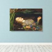 John Everett Millais - Ophelia Canvas Afdruk (Insitu (Houten vloer))