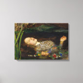 John Everett Millais - Ophelia Canvas Afdruk (Voorkant)