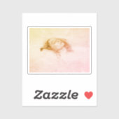 John Everett Millais - Ophelia (concept studie) Sticker (Vel)