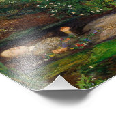 John Everett Millais - Ophelia Foto Afdruk (Hoek)