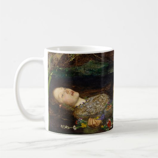 John Everett Millais - Ophelia Koffiemok (Links)