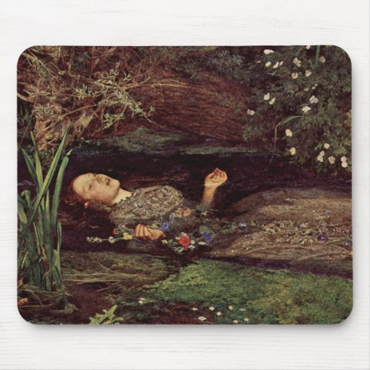 John Everett Millais Ophelia Muismat (Voorkant)