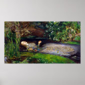 John Everett Millais Ophelia Poster (Voorkant)