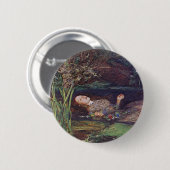 John Everett Millais Ophelia Ronde Button 5,7 Cm (Voorkant /achterkant)