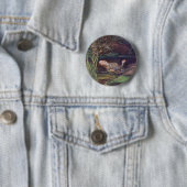 John Everett Millais Ophelia Ronde Button 5,7 Cm (In situ)